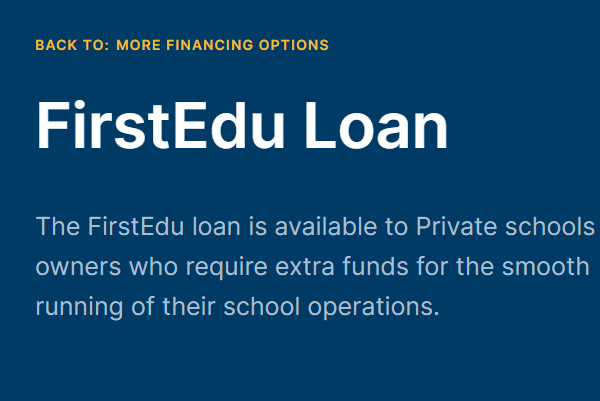 first edu loans